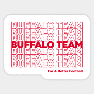 Buffalo Team Sticker